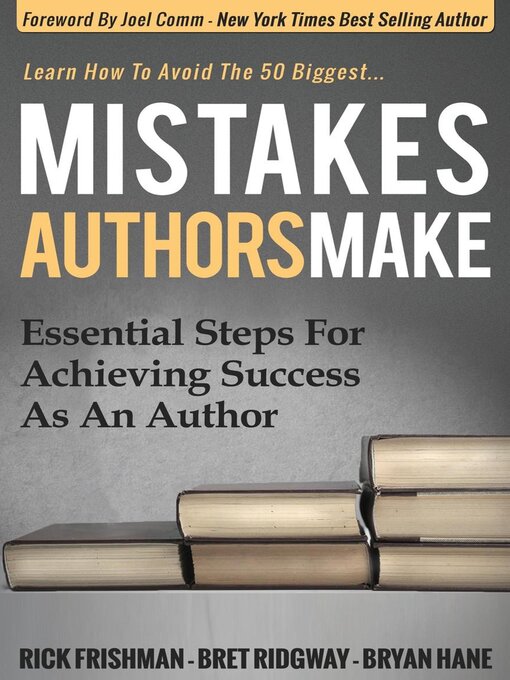 Title details for Mistakes Authors Make by Rick Frishman - Available